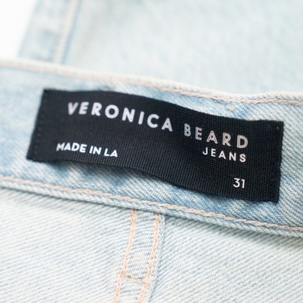 Veronica Beard. Blake High-Rise Stretch Straight Crop Jeans